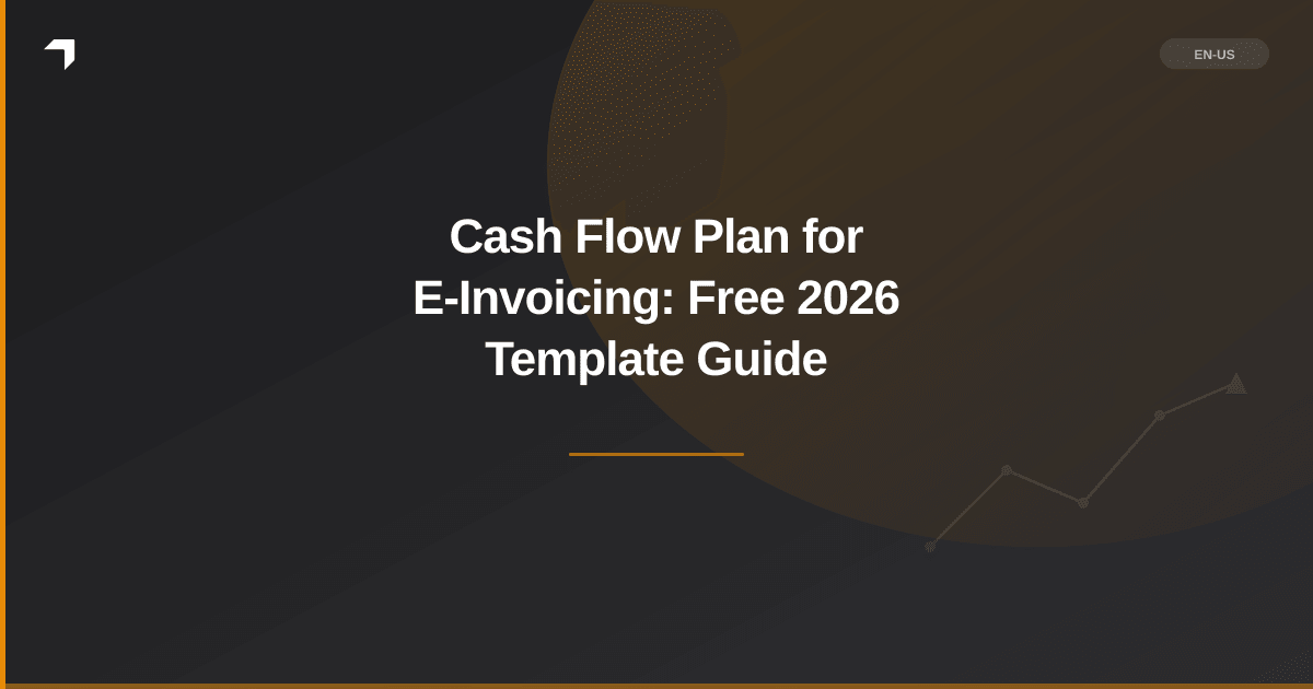 Cash Flow Plan for E-Invoicing: Free 2026 Template Guide