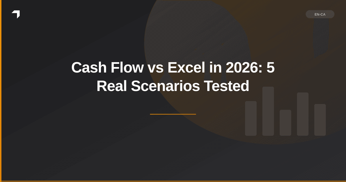 Cash Flow vs Excel in 2026: 5 Real Scenarios Tested