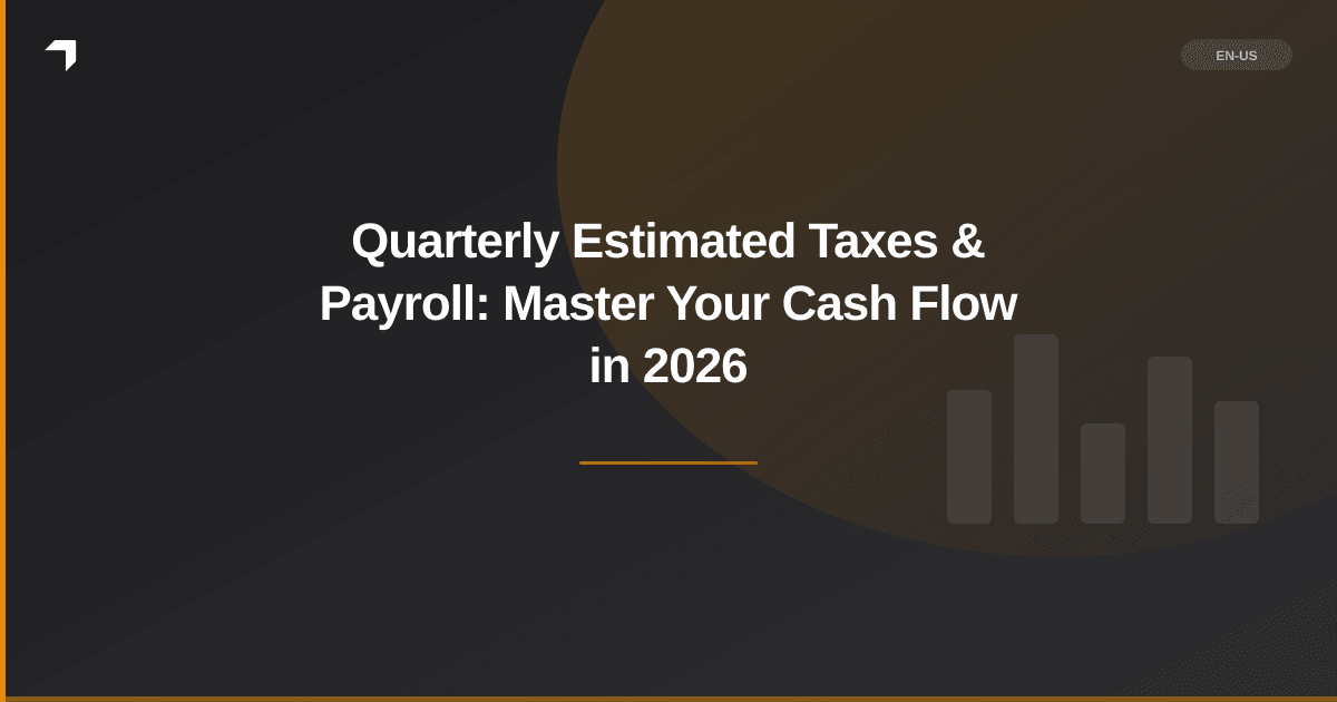 Quarterly Estimated Taxes & Payroll: Master Your Cash Flow in 2026