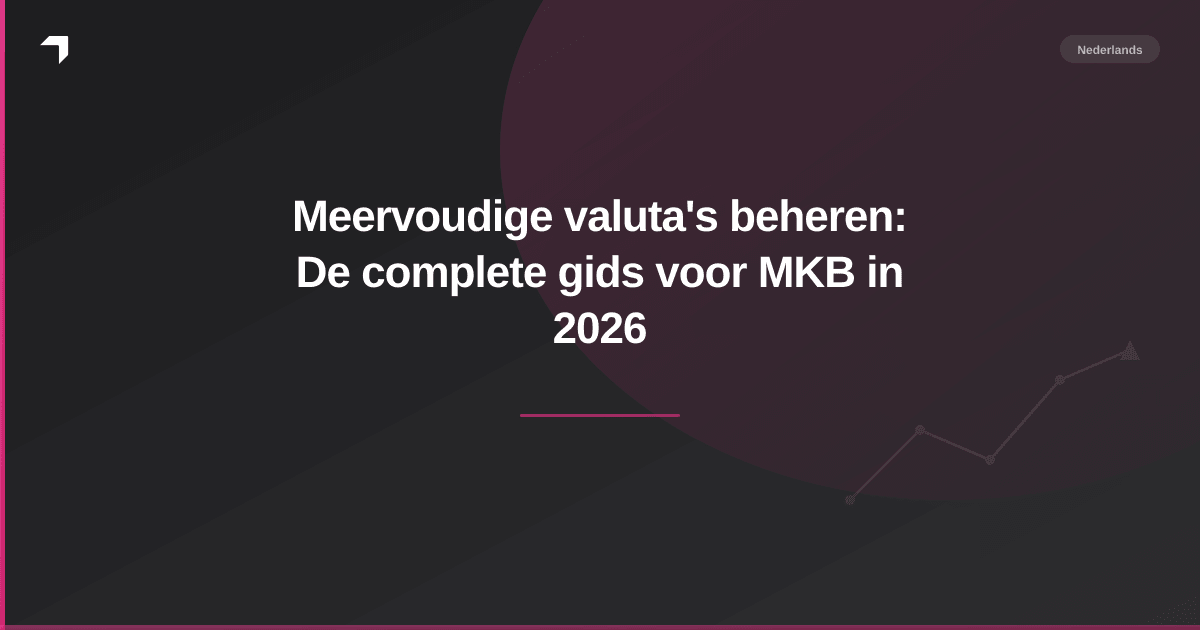 Meervoudige valuta's beheren: De complete gids voor MKB in 2026
