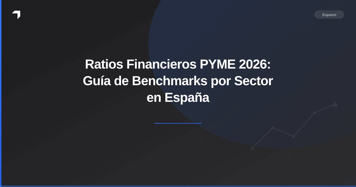 Ratios Financieros PYME 2026: Guía de Benchmarks por Sector en España