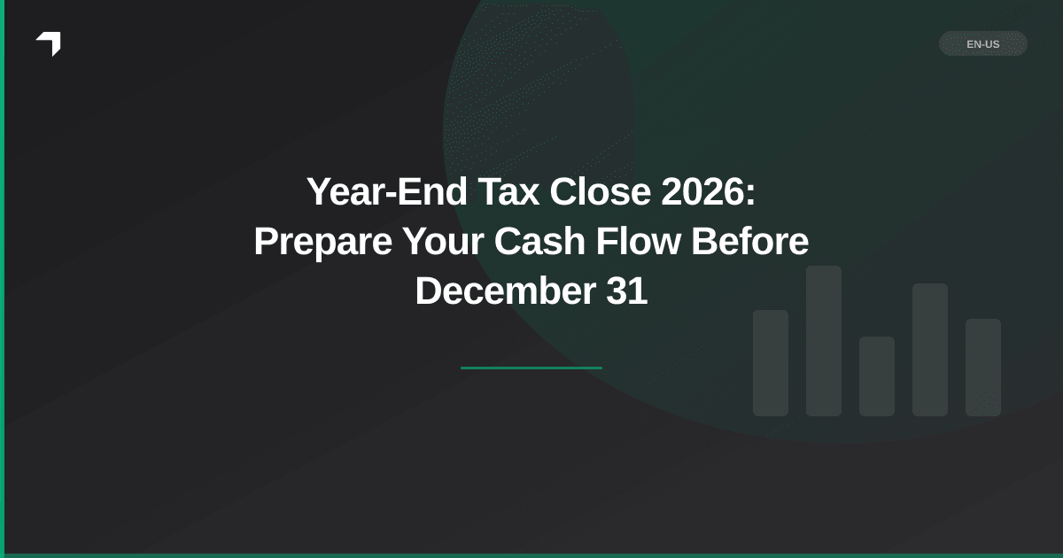 Year-End Tax Close 2026: Prepare Your Cash Flow Before December 31