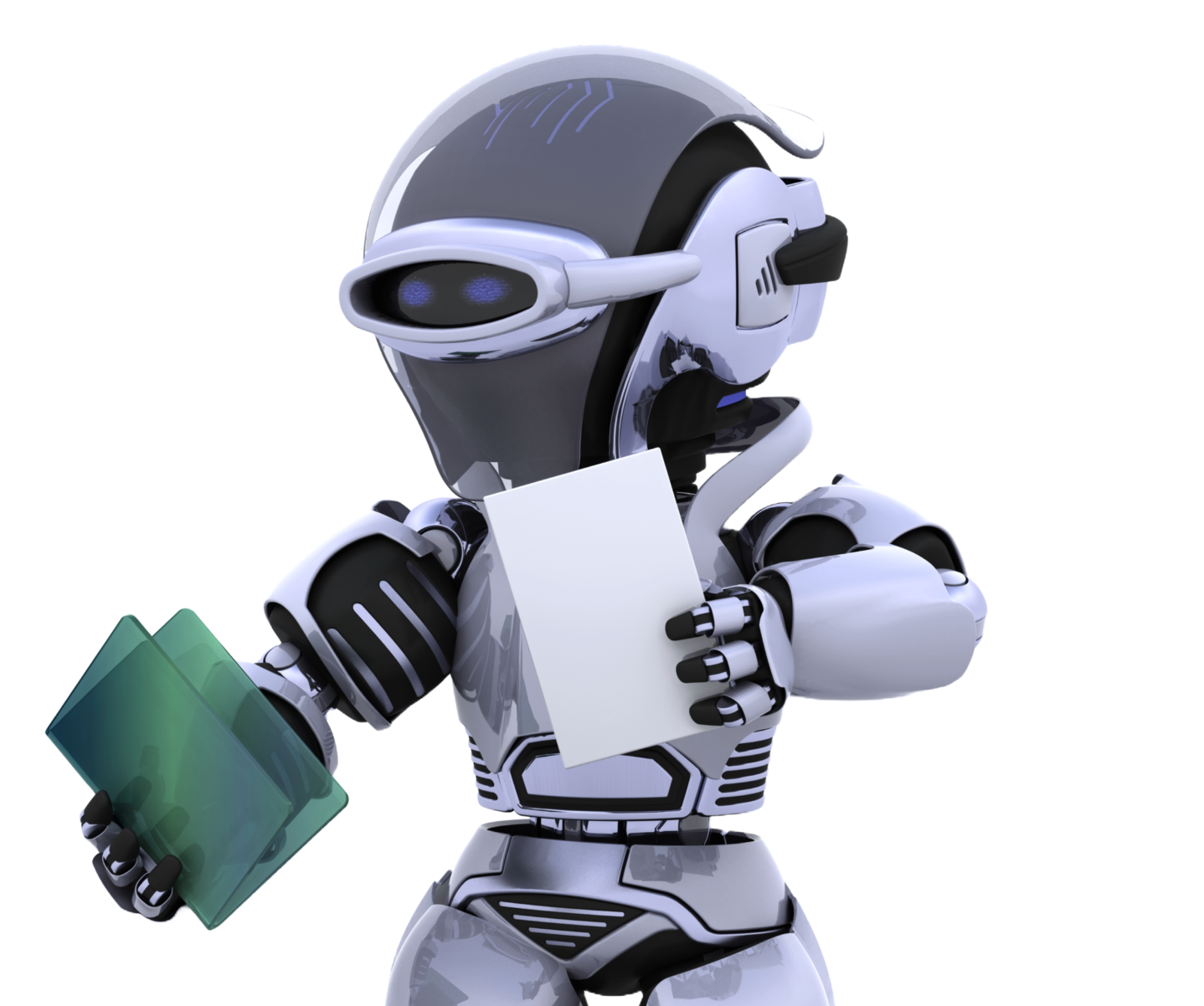 AI-powered document processing automation illustration